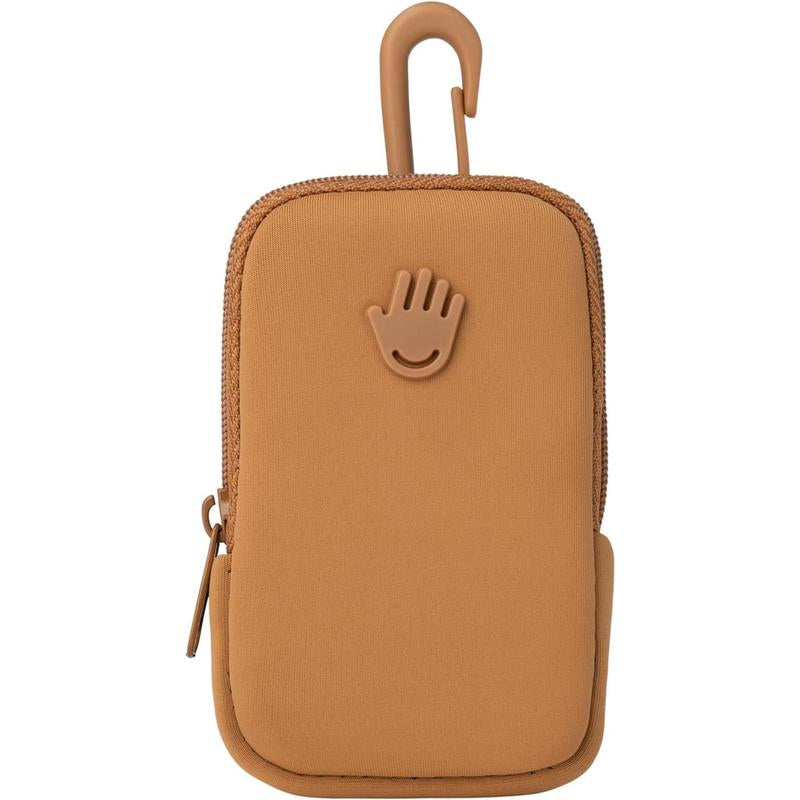 Touchette Zippered Pouch, Attachable Fashion Accessory with Snap Hook Hand Sanitizer 1FL OZ.,
