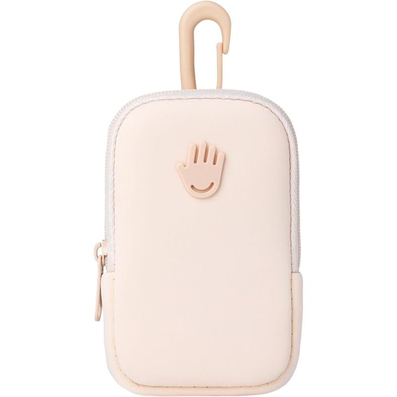 Touchette Zippered Pouch, Attachable Fashion Accessory with Snap Hook Hand Sanitizer 1FL OZ.,