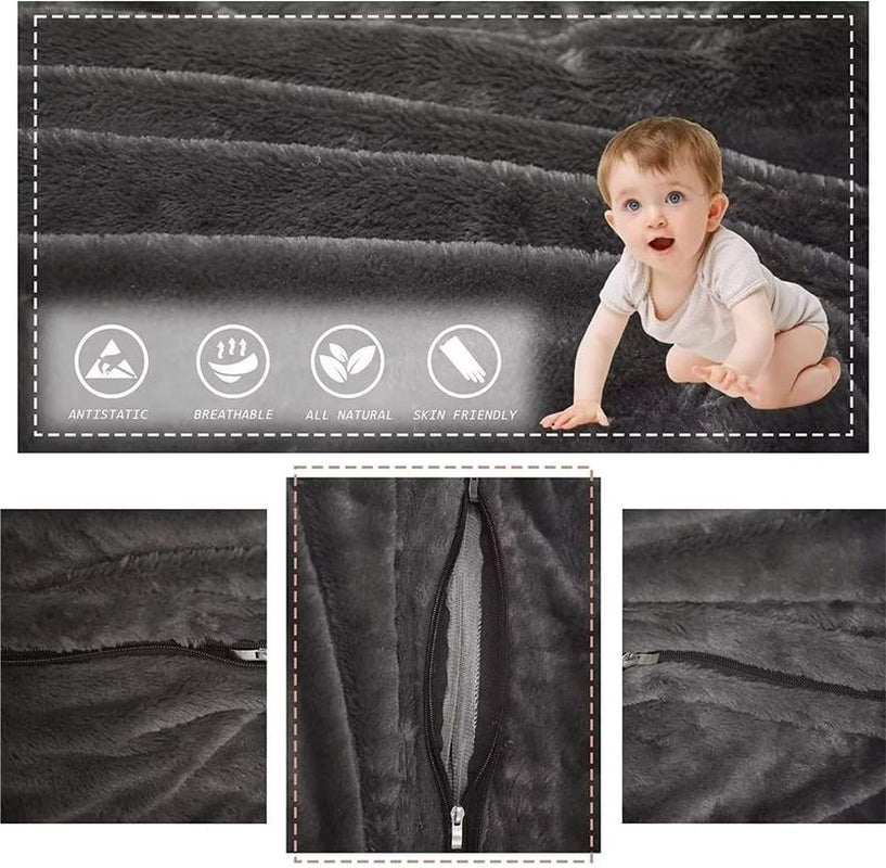 EKWQ Bean Bag,Bean Bag Chair,Giant Fur Bean Bag Chair Cover Ultra Soft Bean Bag Bed for Adults Big round Soft Fluffy Faux Fur Bean Bag Lazy Sofa Bed Cover, (No Filler, Cover Only)